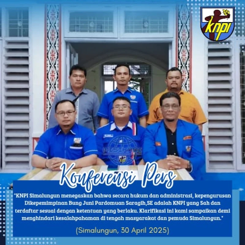 DPD KNPI Simalungun Tegaskan Kepengurusan Sah Hingga 2026, Ajak Semua Pihak Saling Hormati dan Bersaing Sehat. - TajamNews