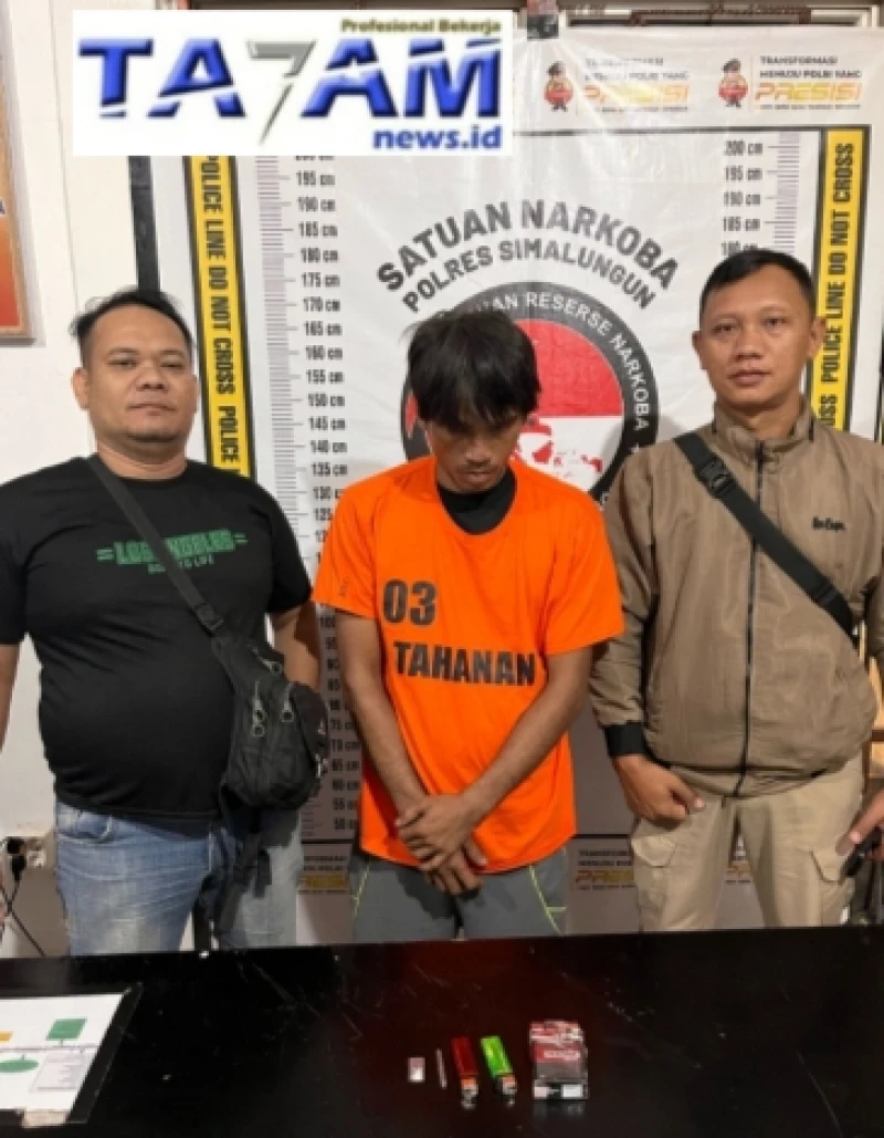 *Polres Simalungun Berhasil Ungkap Kasus Narkoba di Wilayah Polsek Raya Kahean* - TajamNews