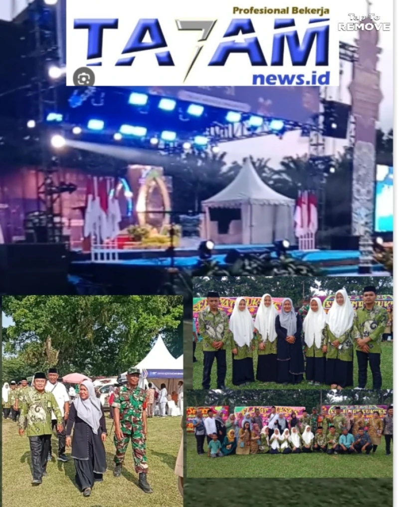 *2.Qori dan 4.Qori.ah Kecamatan Panombean panei ikuti Saimbarah MTQ.Tingkat kabupaten* . - TajamNews
