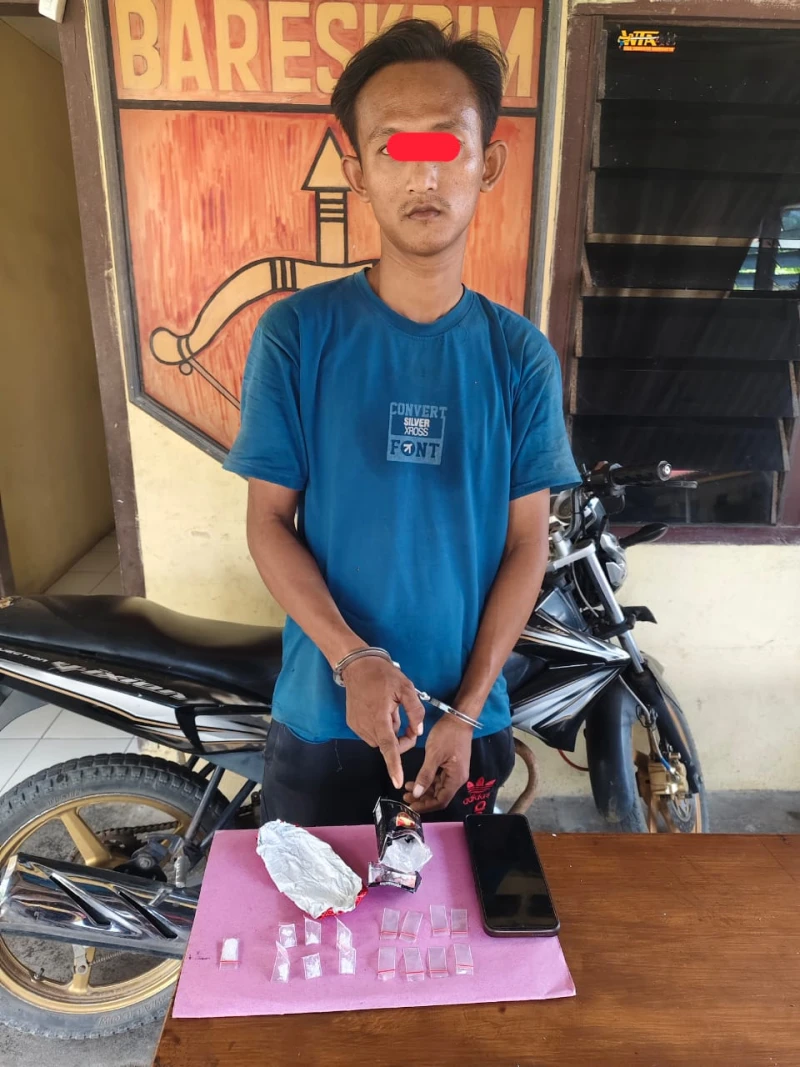 Polsek Bosar Maligas Gagalkan Peredaran Sabu di Simalungun, 1,66 Gram Disita dari Warga Batu Bara - www.tajamnews.co.id