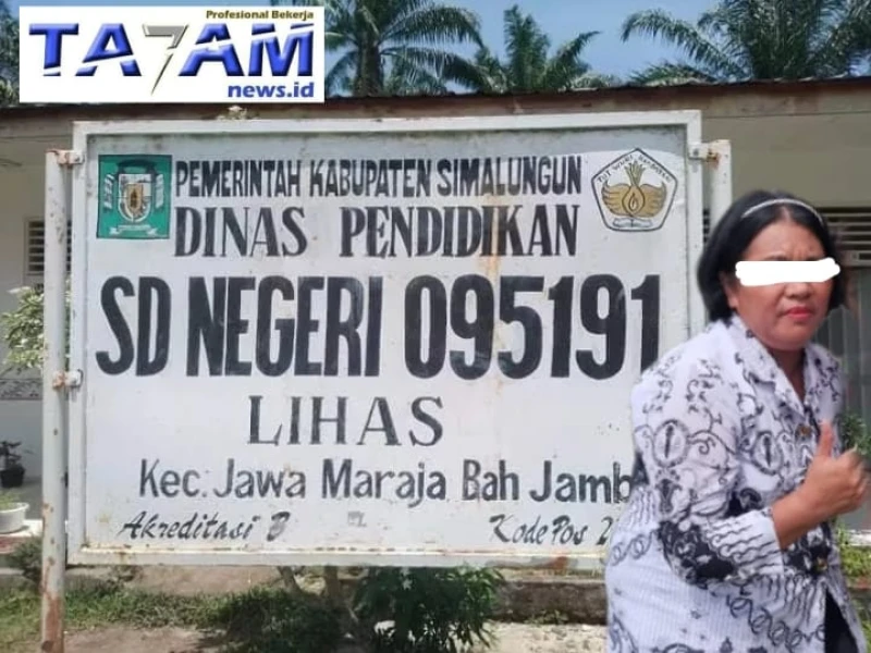 Diduga Muluskan Anak nya Jadi P3K Dengan Kecurangan, Emmi Kepsek 095191 Dituding Tidak Dukung Anton Saragih. - www.tajamnews.co.id