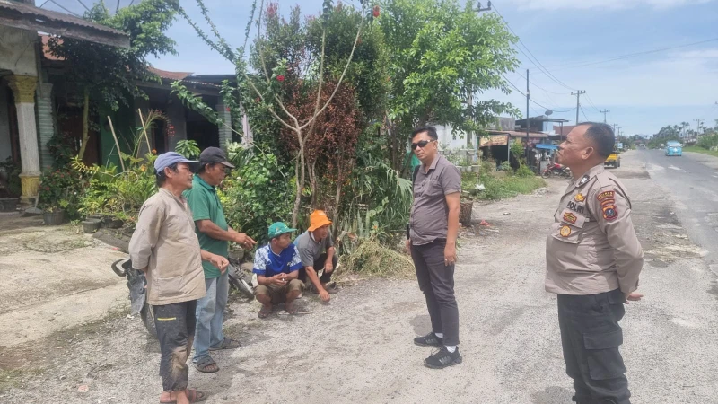 Polsek Raya Amankan Empat Pelaku Pungli di Jalan Besar Siantar Saribudolok:  Polri untuk Masyarakat,  Tegakkan Hukum dan Jamin Keamanan - www.tajamnews.co.id