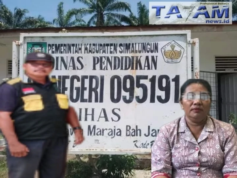 Gerah Diberitakan, Oknum Pangulu Diduga Coba Suap Pemberitaan SD Negeri 095191.  ’Tunggu Keluar Dana Tahap I Ya Pak’ - www.tajamnews.co.id