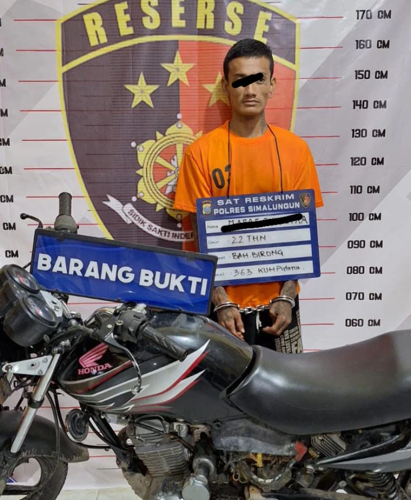 Unit Jatanras Polres Simalungun Bekuk Pelaku Pencurian Sepeda Motor, Satu Tersangka Masih Buron - www.tajamnews.co.id