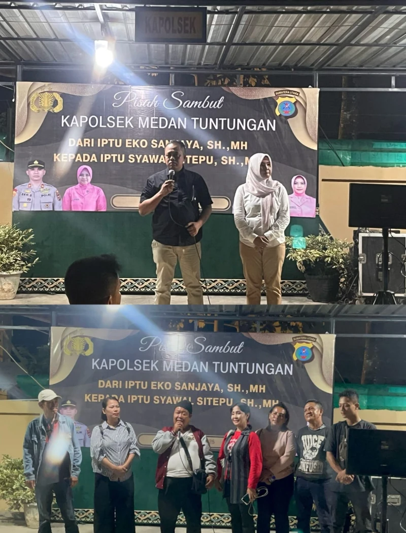 Tongkat Komando Polsek Medan Tuntungan Berpindah: Iptu Syawal Sitepu Resmi Gantikan Iptu Eko Sanjaya - www.tajamnews.co.id