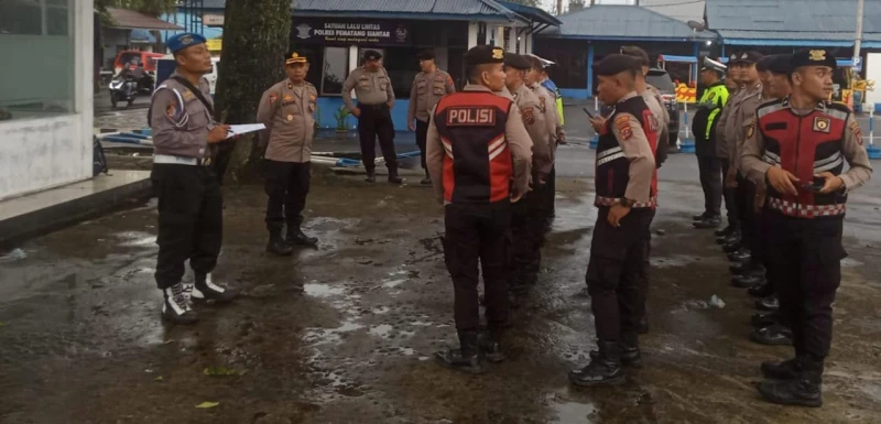 Polres Simalungun Kirim 50 Personel Amankan Kunjungan Wakil Presiden Gibran Rakabuming Raka di Humbahas - www.tajamnews.co.id