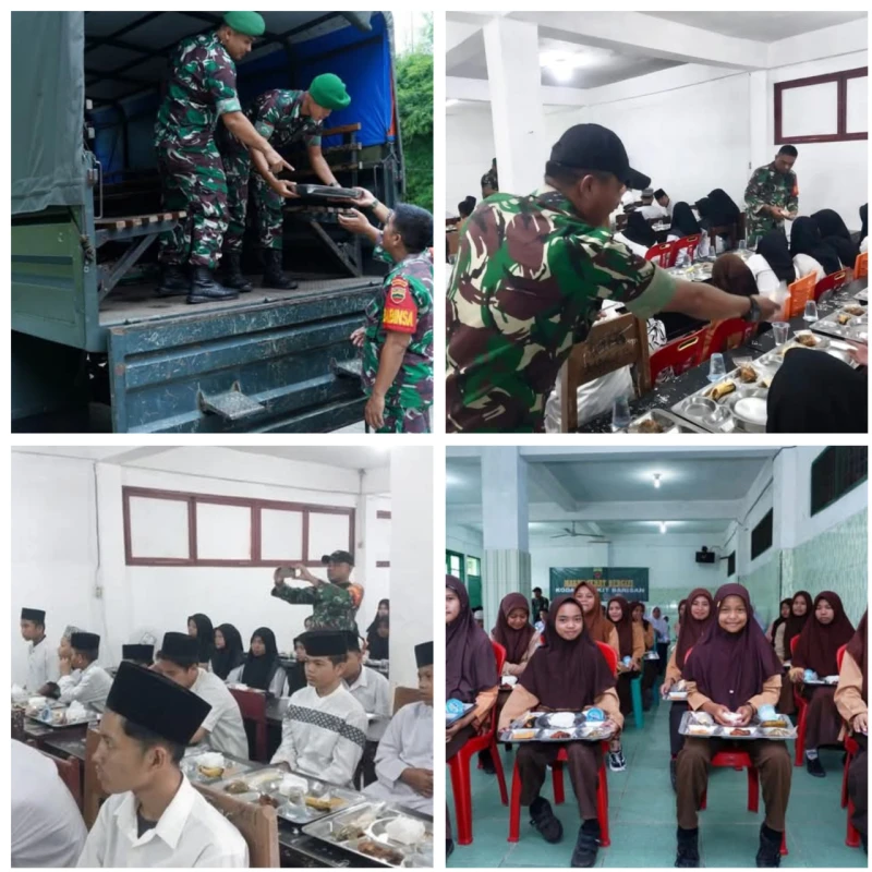 Panti Asuhan Al-Jam’iyatul Wasliyah Pulo Brayan dan Panti Asuhan Bani Adam Mangaan terima Makan Sehat Bergizi dari Program Kodam I/BB - TajamNews