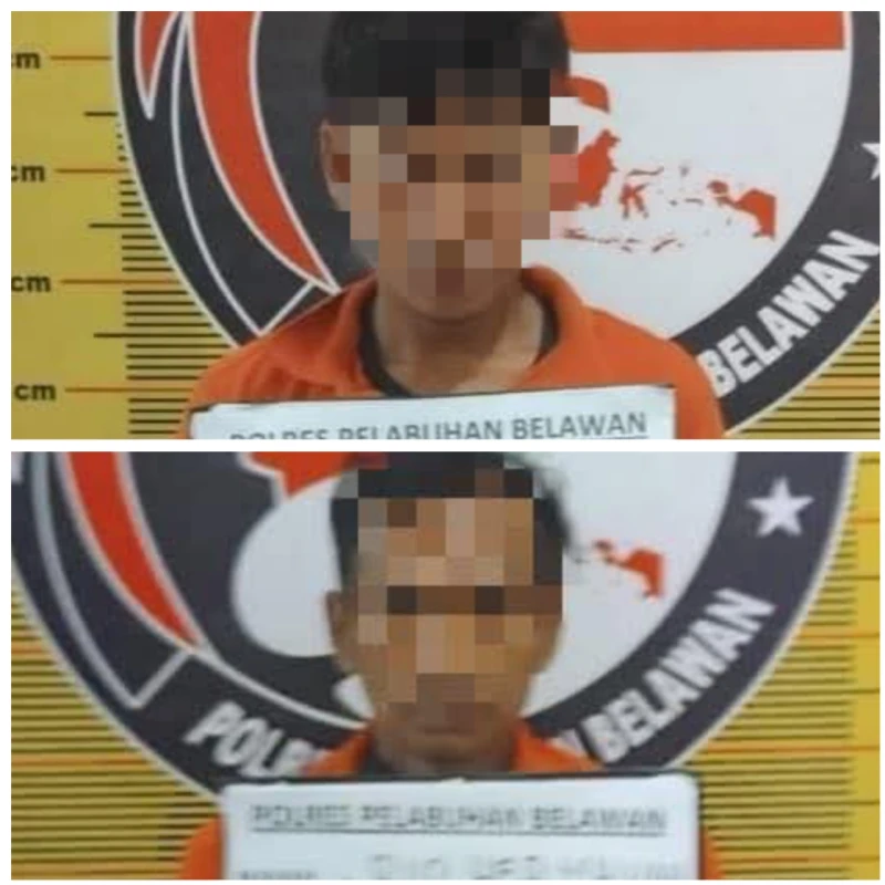Sat Narkoba Polres Pelabuhan Belawan Tangkap Dua Pengedar Narkoba di Terjun - TajamNews
