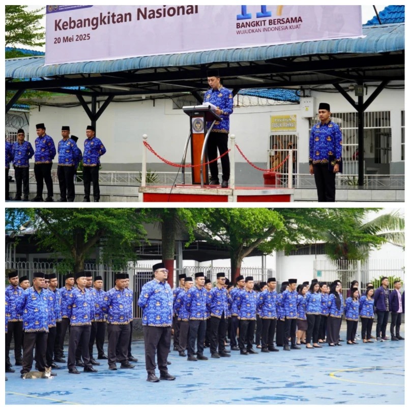 *Rutan Kelas I Medan, Laksanakan Upacara Bendera Peringatan Hari Kebangkitan Nasional* - TajamNews