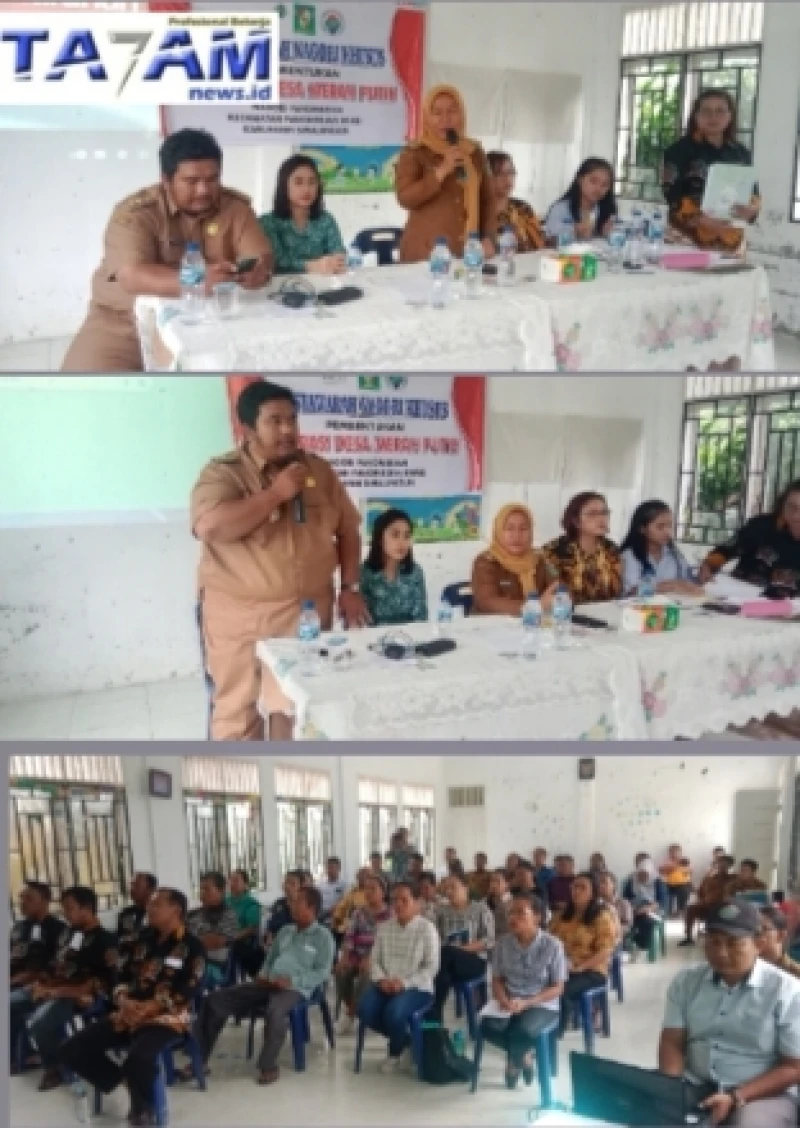 Sosialisasi dan pembentukan koprasi merah putih di nagori Panombean berlangsung dengan baik. - www.tajamnews.co.id