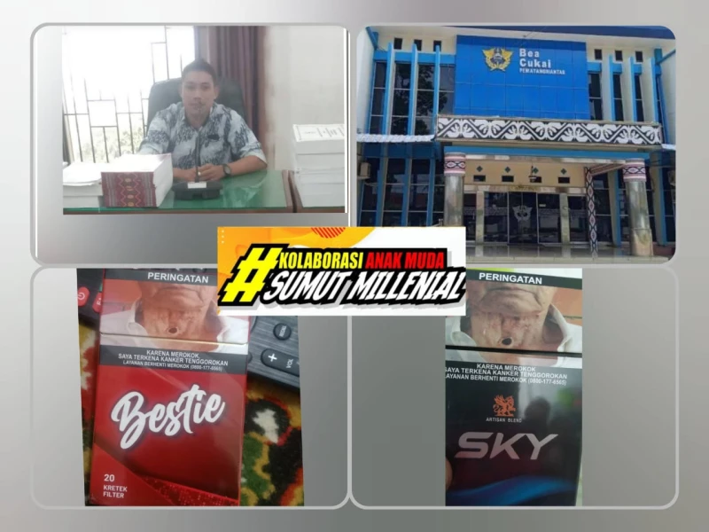 Ketua Penggerak K.A.M Sumut Millenial: Copot Kepala Bea Cukai Pematang Siantar, Rokok Ilegal Merajalela! - www.tajamnews.co.id