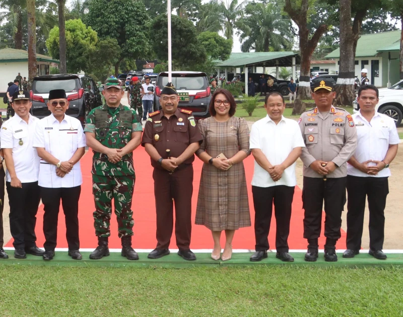 Kapolres Simalungun Sambut Kunjungan Kerja Kepala Staf Tni Ad Dalam Upaya Penguatan Sinergi TNI-POLRI - www.tajamnews.co.id