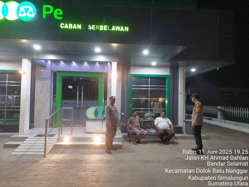 Polsek Serbalawan Gencarkan Blue Light Patrol Dan Razia Geng Motor Antisipasi 3c di Wilayah Simalungun - TajamNews