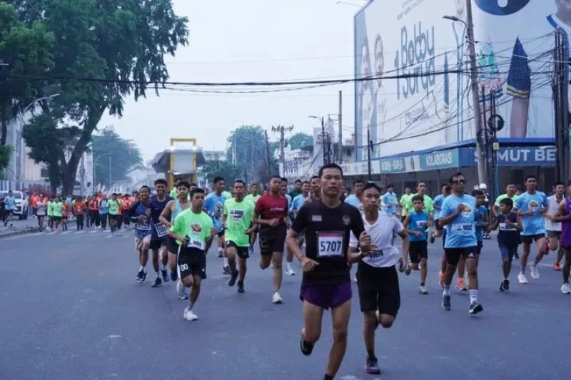 Bukit Barisan Fun Run 5K Sukses Guncang Medan, 10 Ribu Peserta Meriahkan Lapangan Merdeka Medan - www.tajamnews.co.id