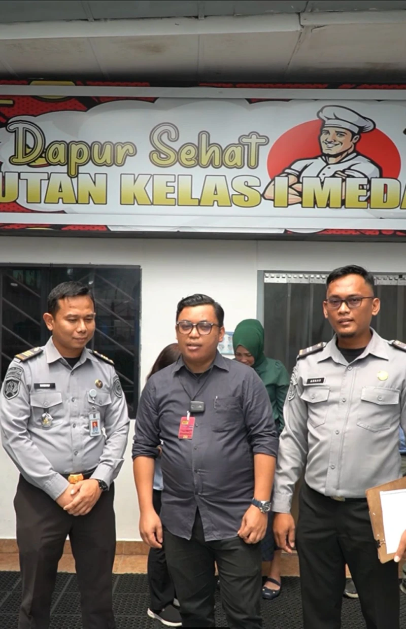 *Dinas Kesehatan Lakukan Survei Dapur Sehat Rutan Kelas I Medan* - TajamNews