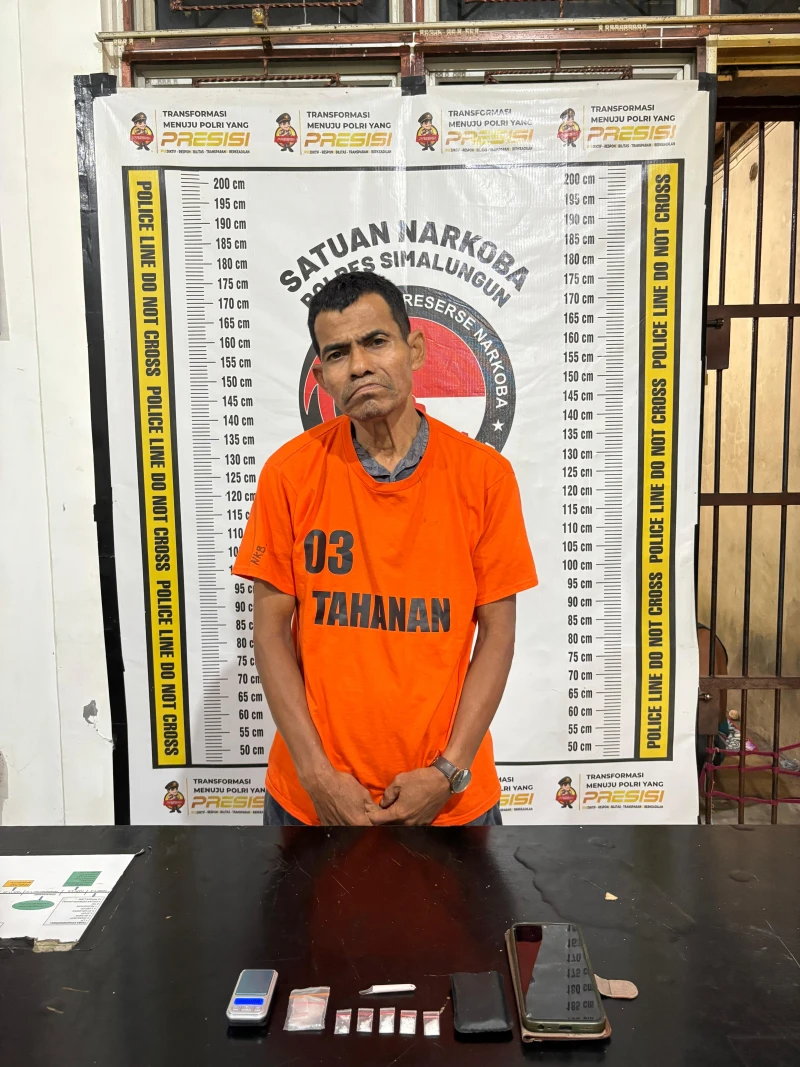 Sat Narkoba Polres Simalungun Bongkar Jaringan Bandar Sabu, Sita 26 Gram Lebih dalam Ops Antik Toba 2025 - www.tajamnews.co.id