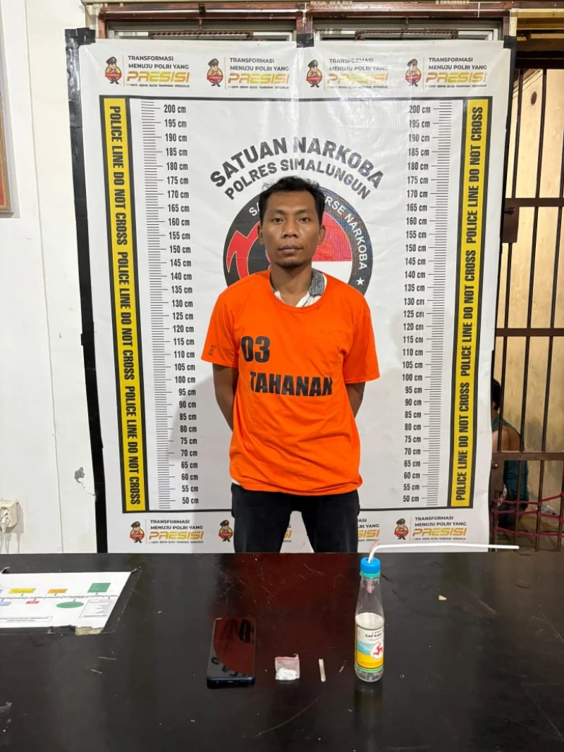 Sat Narkoba Polres Simalungun Gerebek Bandar Sabu, Amankan 1,82 Gram Barang Bukti - www.tajamnews.co.id