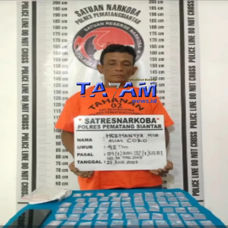 Lapak Narkoba Parluasan Siantar Digerebek, 4 Orang Diamankan, Beserta Pengedarnya - TajamNews