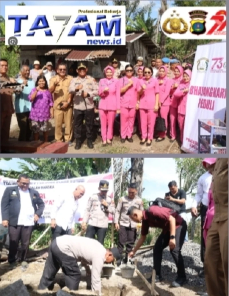 Air Mata Kebahagiaan Pasangan Lansia: Polres Simalungun Wujudkan Impian Rumah Layak Huni - TajamNews
