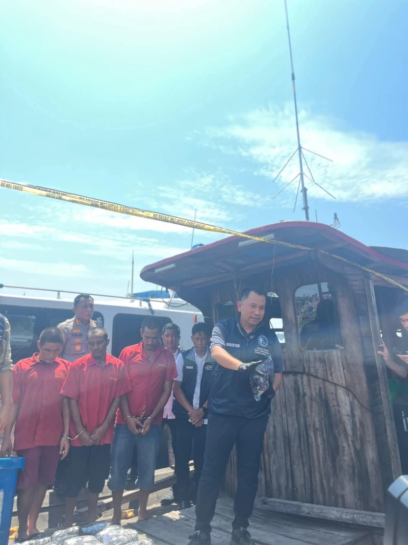 Poldasu Sita 30 Kg Sabu,  hingga Buru Bandarnya Narkoba ke Perairan Tanjung Api - TajamNews
