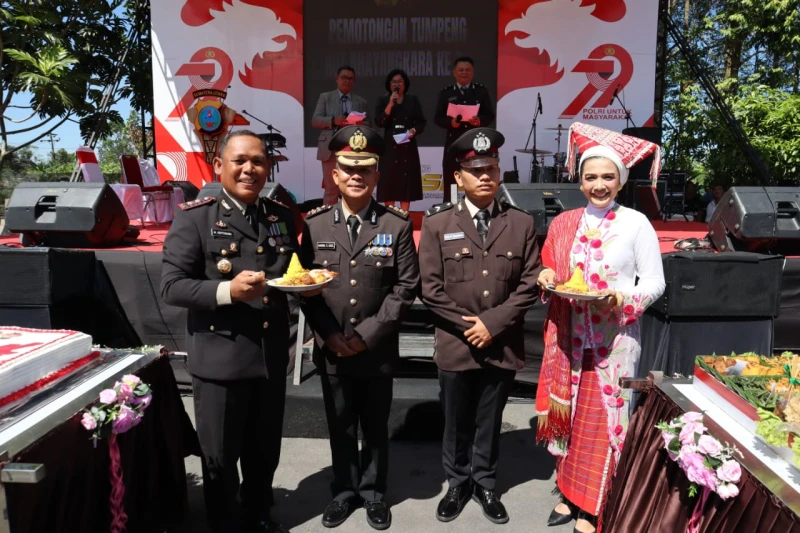 Harmoni Kebhinekaan di Usia Emas: Doa Lintas Agama Warnai HUT Bhayangkara ke-79 Polres Simalungun - TajamNews