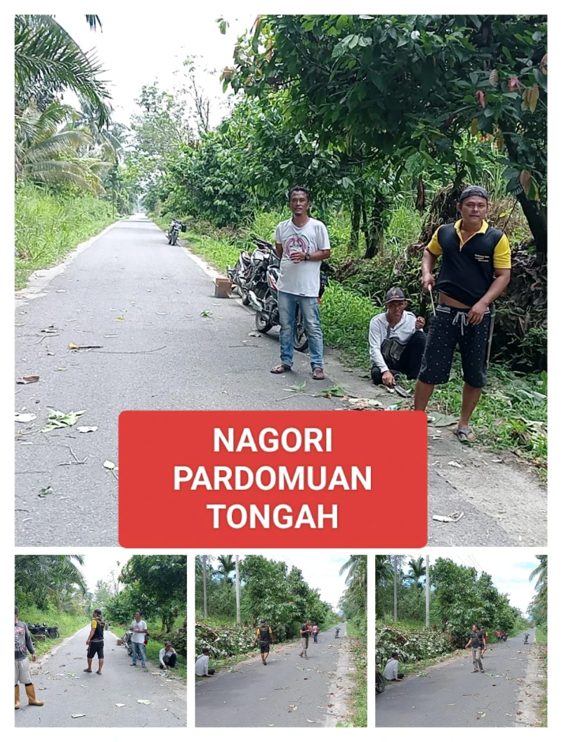 *Semangat Gotong Royong Hidup di Nagori Pardomuan Tongah, Silou Kahean* - www.tajamnews.co.id