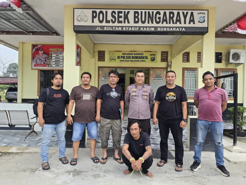 Sat Reskrim Polres Simalungun berhasil bekuk pelaku pembunuhan di propinsi Riau setelah setahun kabur - TajamNews