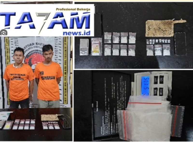 Sat Narkoba Polres Simalungun Sita 51,75 Gram Sabu, Bongkar Jaringan Lintas Kota dengan Barang Bukti Lengkap - TajamNews
