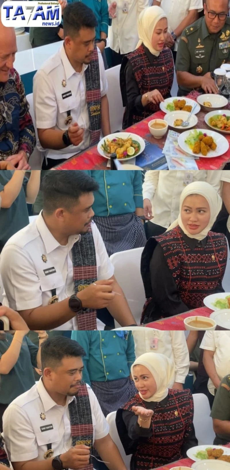 Gubernur Sumut & Ketua DPRD Sumut Santap Bareng di PIISU 2025 Sekaligus Umumkan Insentif Pajak untuk Pelaku Usaha - TajamNews