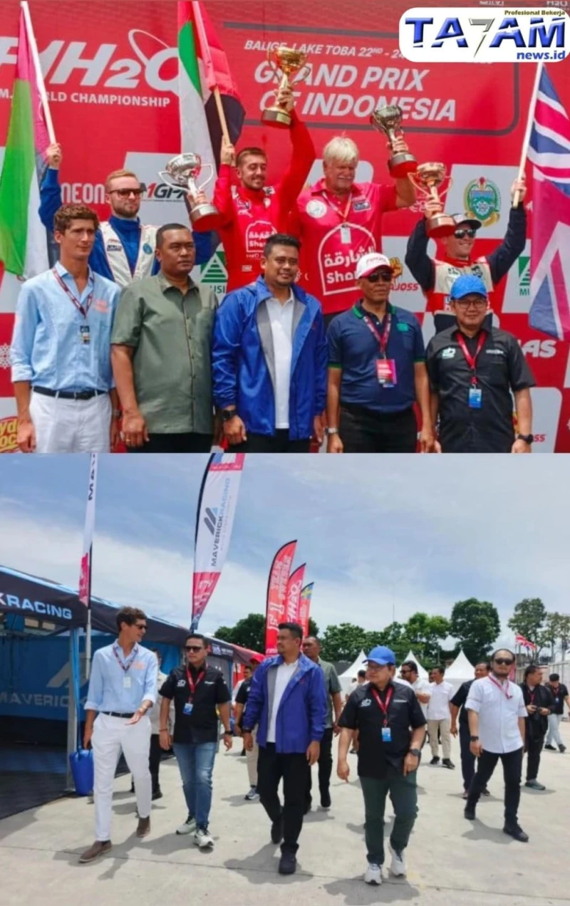 Bobby Nasution: F1H2O Dongkrak Popularitas Danau Toba ke Dunia - TajamNews