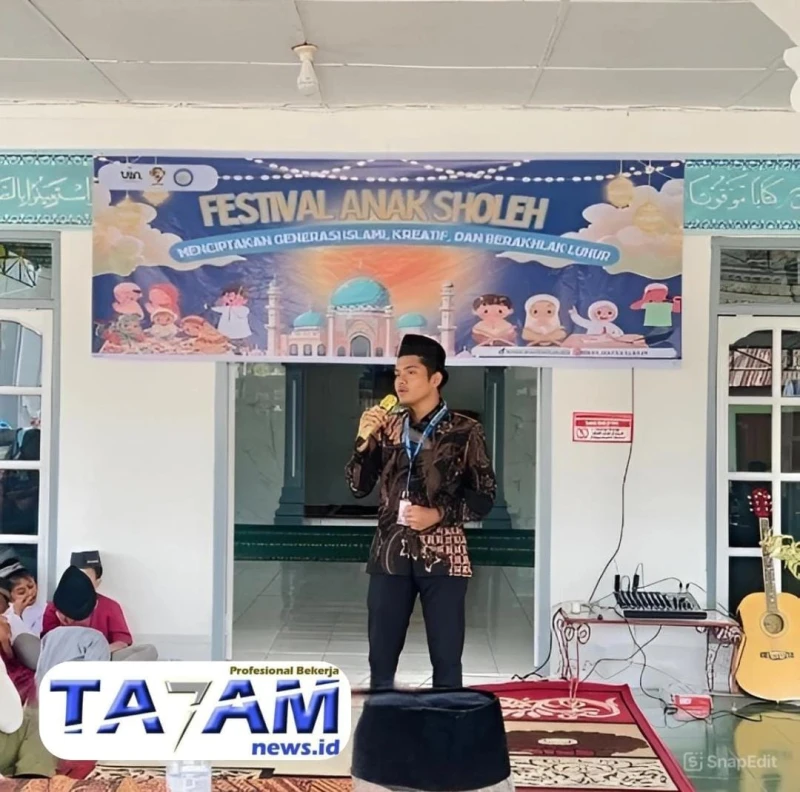 KKN UINSU Marihat Bukit Gelar Festival Anak Sholeh, Bangun Generasi Islami dan Berprestasi - TajamNews