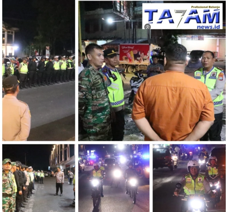 Sinergitas Polri-TNI-Bersama Pemkab Simalungun Sukses Gelar Patroli Gabungan Skala Besar Jaga Kondusifitas dengan Sentuhan Humanis - TajamNews