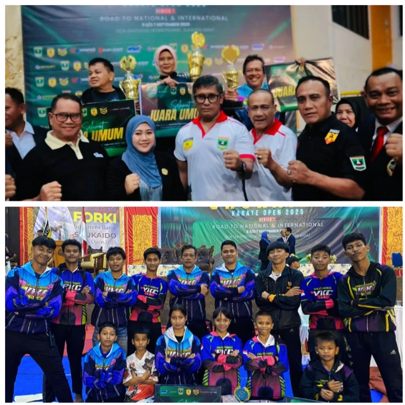Violet Karate Club (VKC) Siantar Raih Juara Umum 3 di Turnamen SHUKAIDO SERIES 1 Padang - TajamNews
