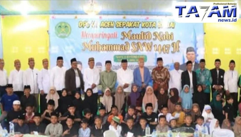 Peringatan Maulid Nabi DPC VII Aceh Sepakat, Pemko Binjai Tegaskan Komitmen Jaga Kerukunan - TajamNews
