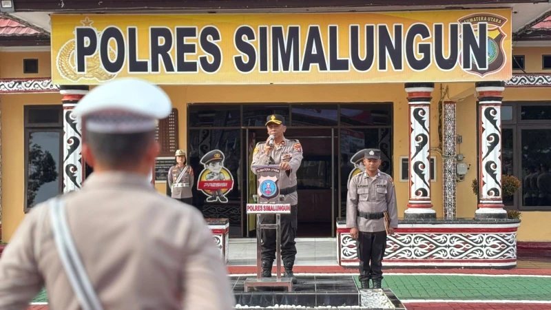 Wakapolres Simalungun Pimpin Upacara Hari Kesadaran Nasional, Tegas Soal Sanksi Narkoba - TajamNews