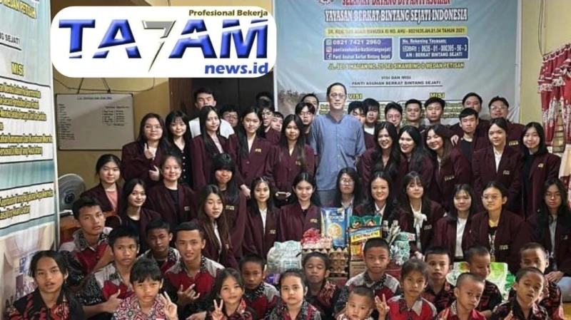 HIMA IT&B Tebar Kepedulian Dengan Sambangi Panti Asuhan Berkat Bintang Sejati - TajamNews