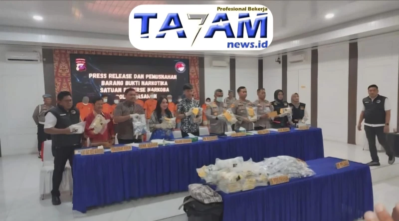 Satnarkoba Polres Asahan Amankan 5 Kg Sabu dalam Motor Misterius di Tanjung Balai - TajamNews
