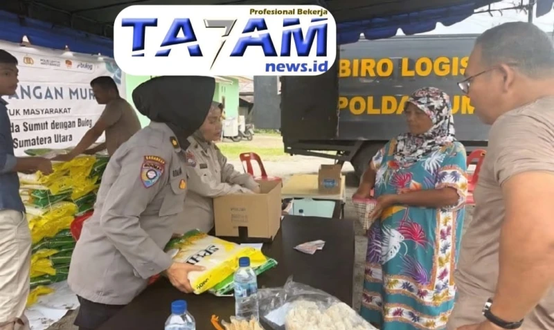 Polda Sumut Genjot Distribusi 7,7 Juta Kg Beras SPHP, Tiap Polres Wajib Salurkan 54,3 Ton - TajamNews
