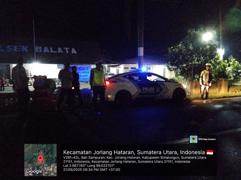 Sat Lantas Polres Simalungun Gelar Patroli Malam di Jalur Pematang Siantar-Parapat Antisipasi Balap Liar dan Begal - TajamNews