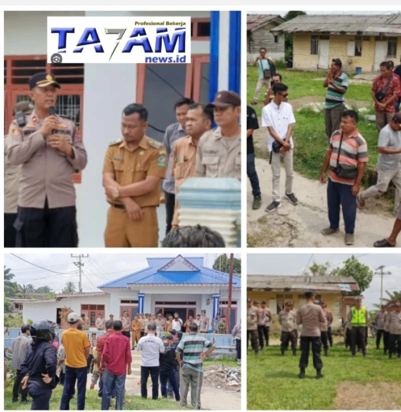 Polri Hadir untuk Rakyat: Polsek Tanah Jawa Amankan Aksi Damai Masyarakat Tangga Batu Bersatu - TajamNews