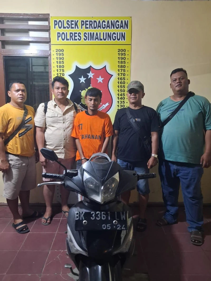 Polres Simalungun Berhasil  Ringkus Pelaku Penggelapan Motor dalam 12 Hari, Barang Bukti Berhasil Diamankan - TajamNews