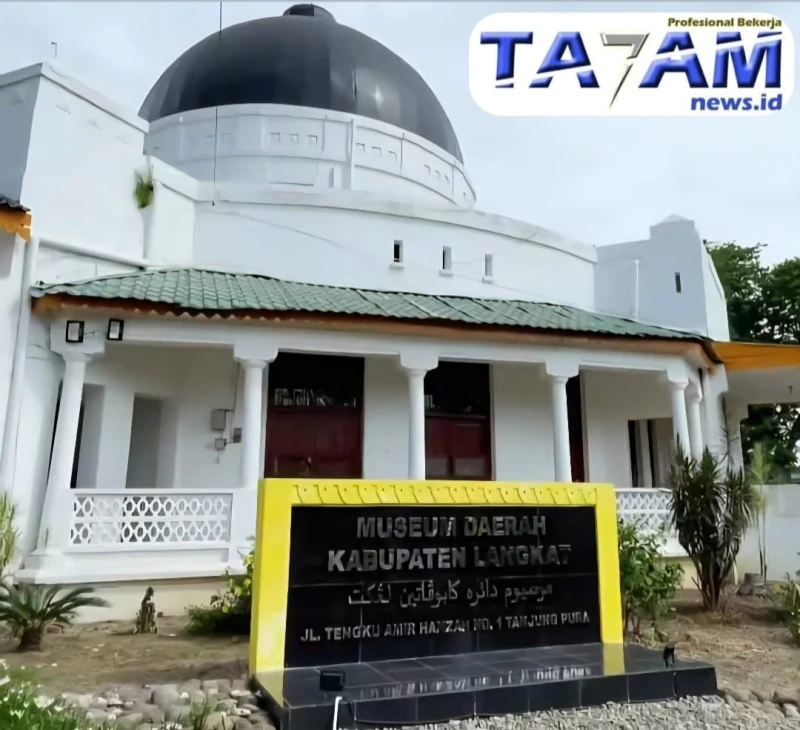 Gedung Bersejarah Sultan Langkat Jadi Museum Tapi Kini Kurang Terurus - www.tajamnews.co.id