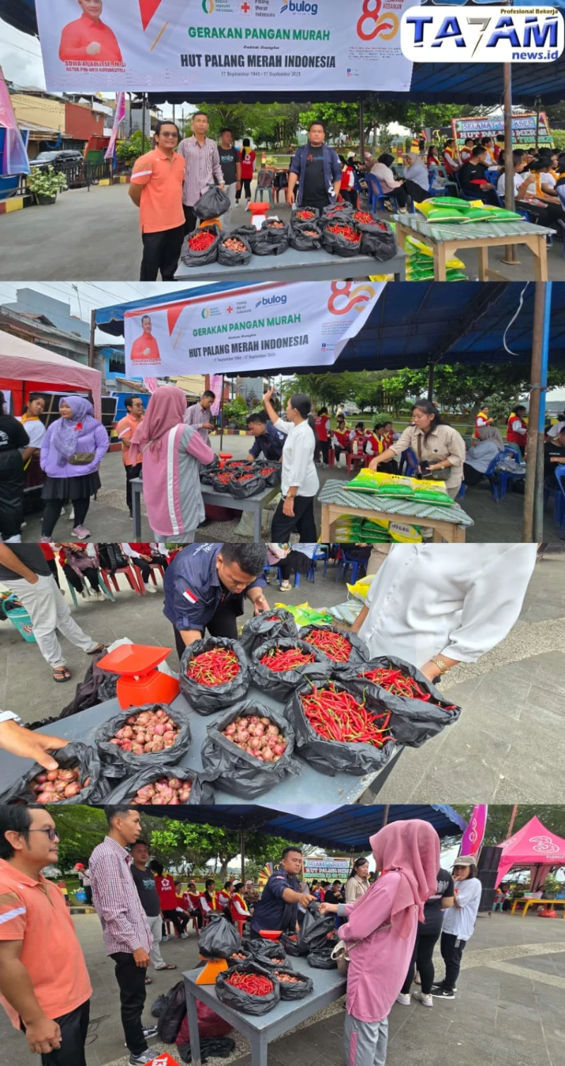 Bank Indonesia cabang Sibolga dibantu Mahasiswa UNIAS Hadirkan Pangan Murah di Yaahowu - TajamNews