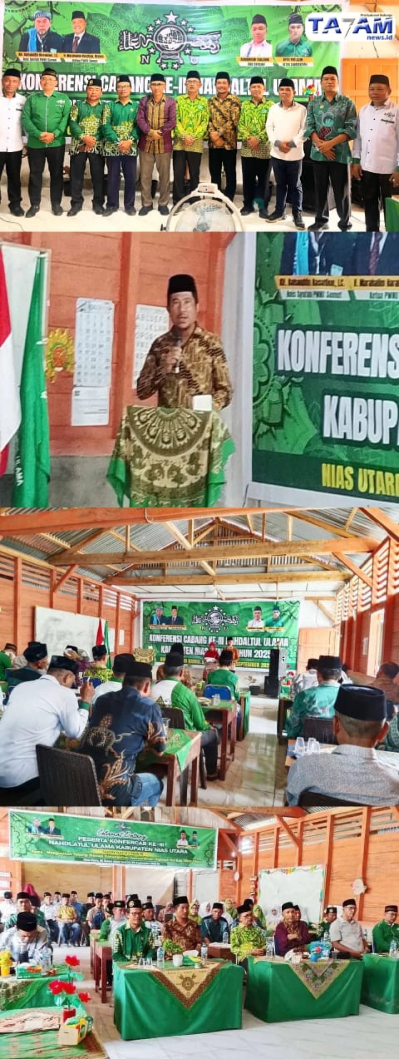 Pemkab Nias Utara Apresiasi Konfercab Ke-IV NU & Dorong Sinergi untuk Kemajuan Umat - TajamNews