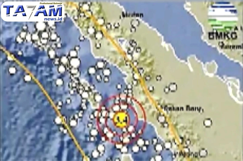 Gempa Magnitudo 3,4 Guncang Nias Selatan, BMKG Imbau Warga Tetap Waspada - TajamNews