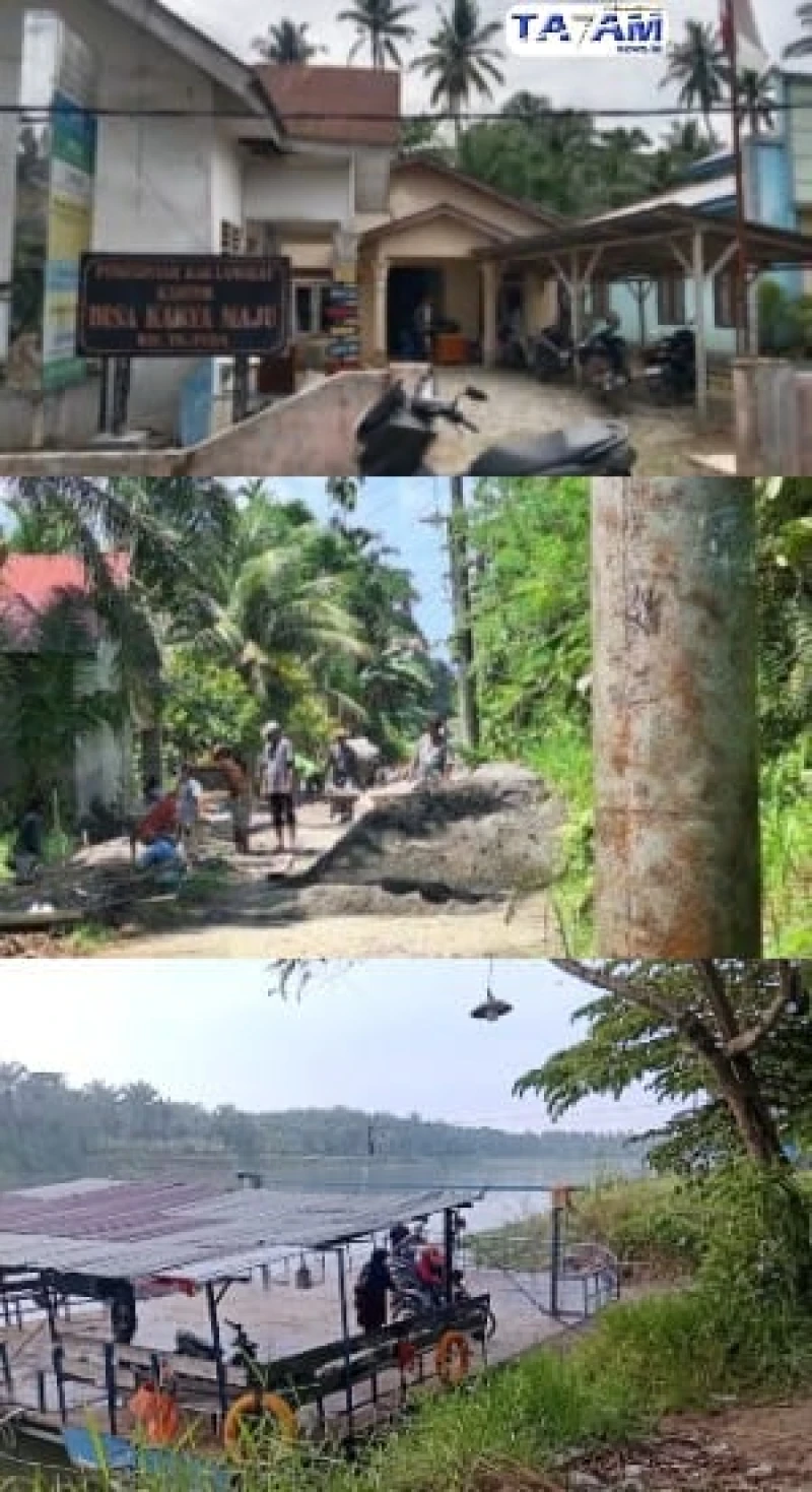 Terkungkung Sungai Wampu: Desa Karya Maju Terus Melangkah tapi Tertahan Jembatan yang Tidak Kunjung Dibangun - TajamNews