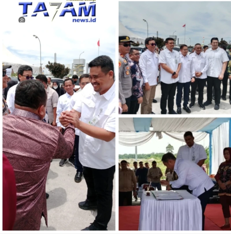 Polsek Bosar Maligas Gelar Pengamanan Ketat dan Humanis Kunjungan Kerja Gubernur Sumut ke KEK Sei Mangkei - TajamNews