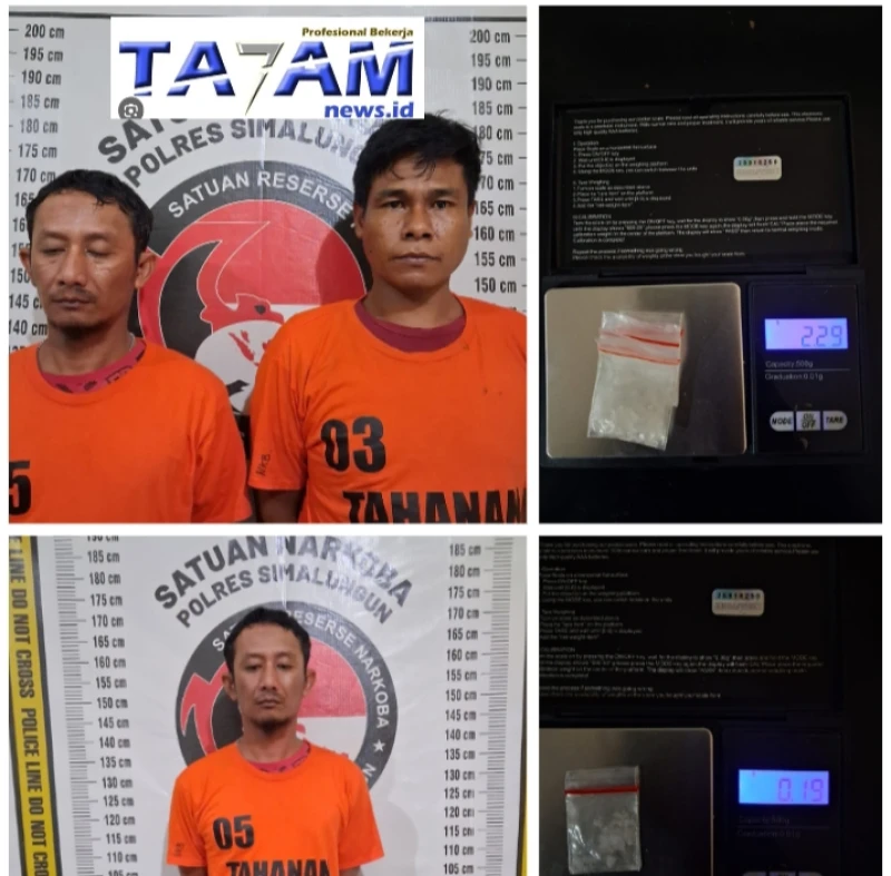Sat Narkoba. Polres Simalungun Tumpas Jaringan Sabu Asal Siantar, Dua Pengedar Dibekuk dalam Operasi Cepat - TajamNews