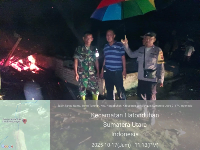 Dalam Hitungan Jam, tim Polsek tanah berhasil bekuk pelaku pembakaran rumah. - TajamNews