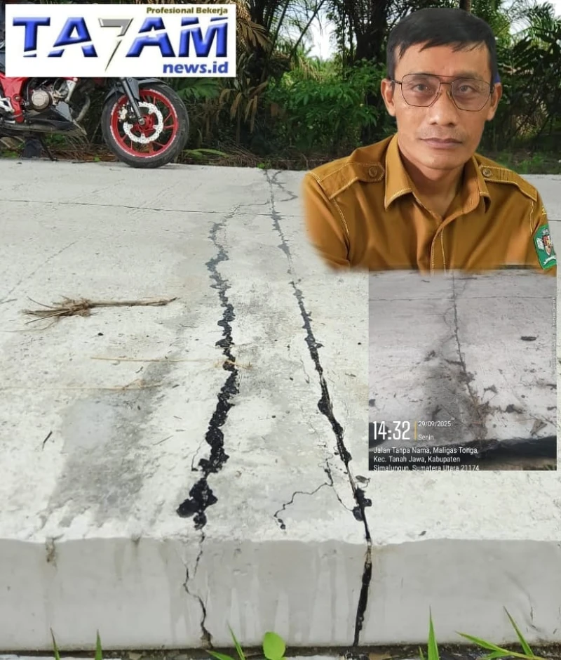 Apakah Benar Ketegasannya Terkait Proyek 997 JT, Kadis PUTR : Kita Bongkar Disegmen Yang Retak Itu! - TajamNews
